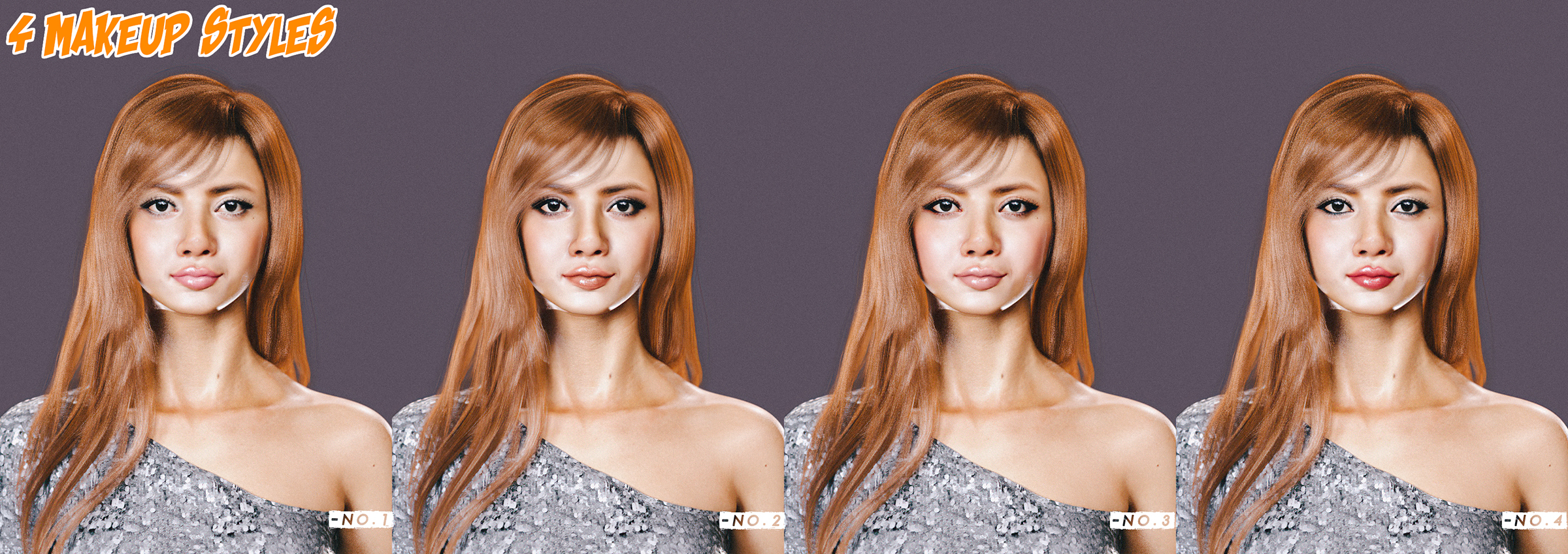 LS the Pink girl makeup styles promo