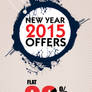 New Year Offer Glass Design