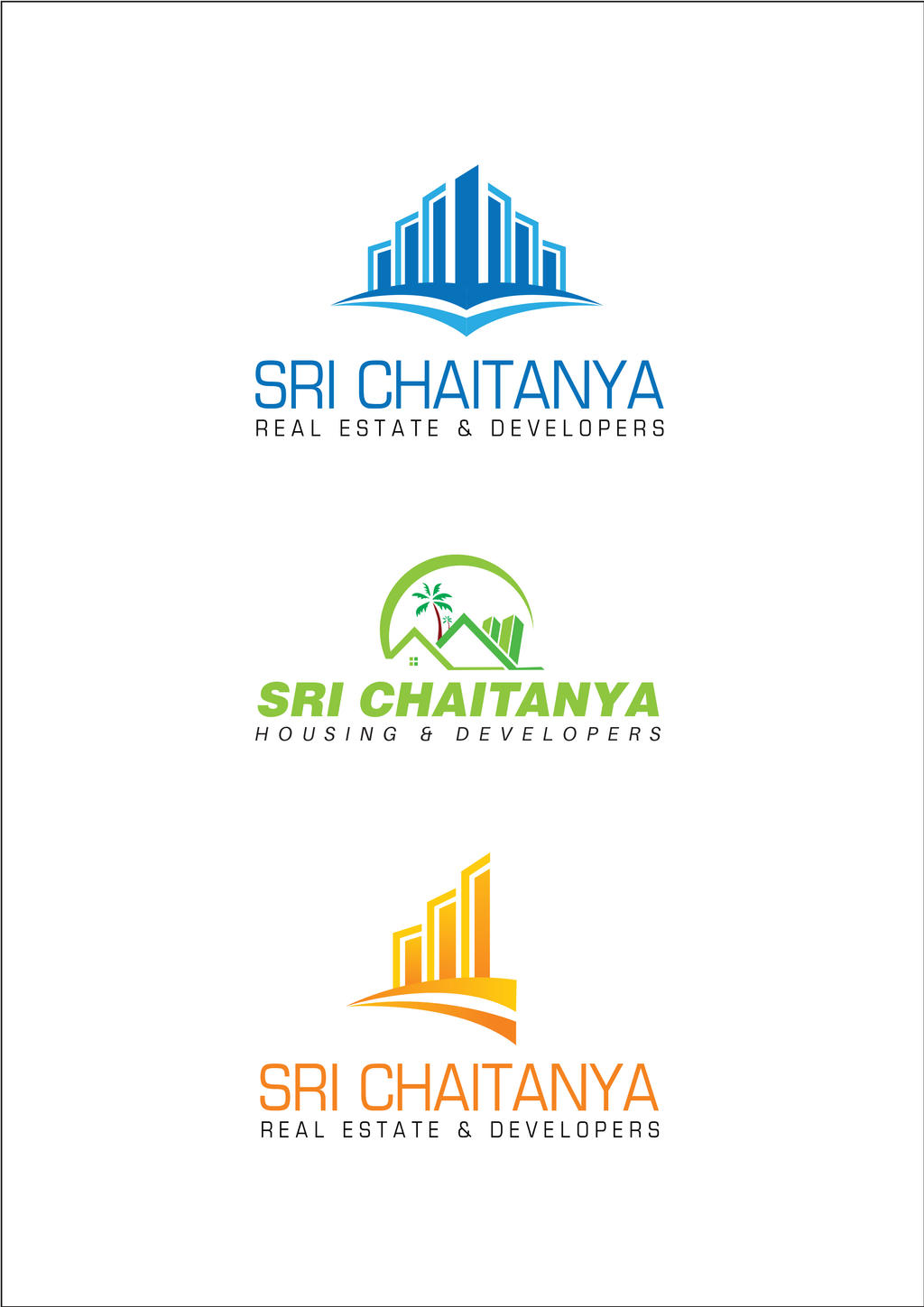 Sri Chaitanya Real Estate Logos by srinumdh on DeviantArt