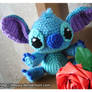 Stitch with Red Rose