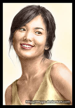 colored 3rd Song Hye Kyo