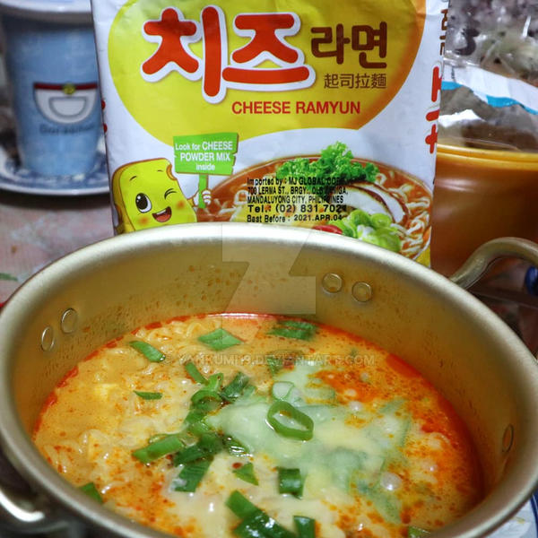 Cheese Ramyun by Yankumi19 on DeviantArt