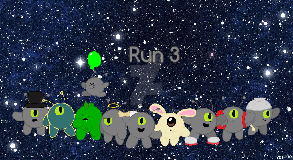 Run 3 Characters Run 3 Fanmade Poster by Y0shi20 on DeviantArt