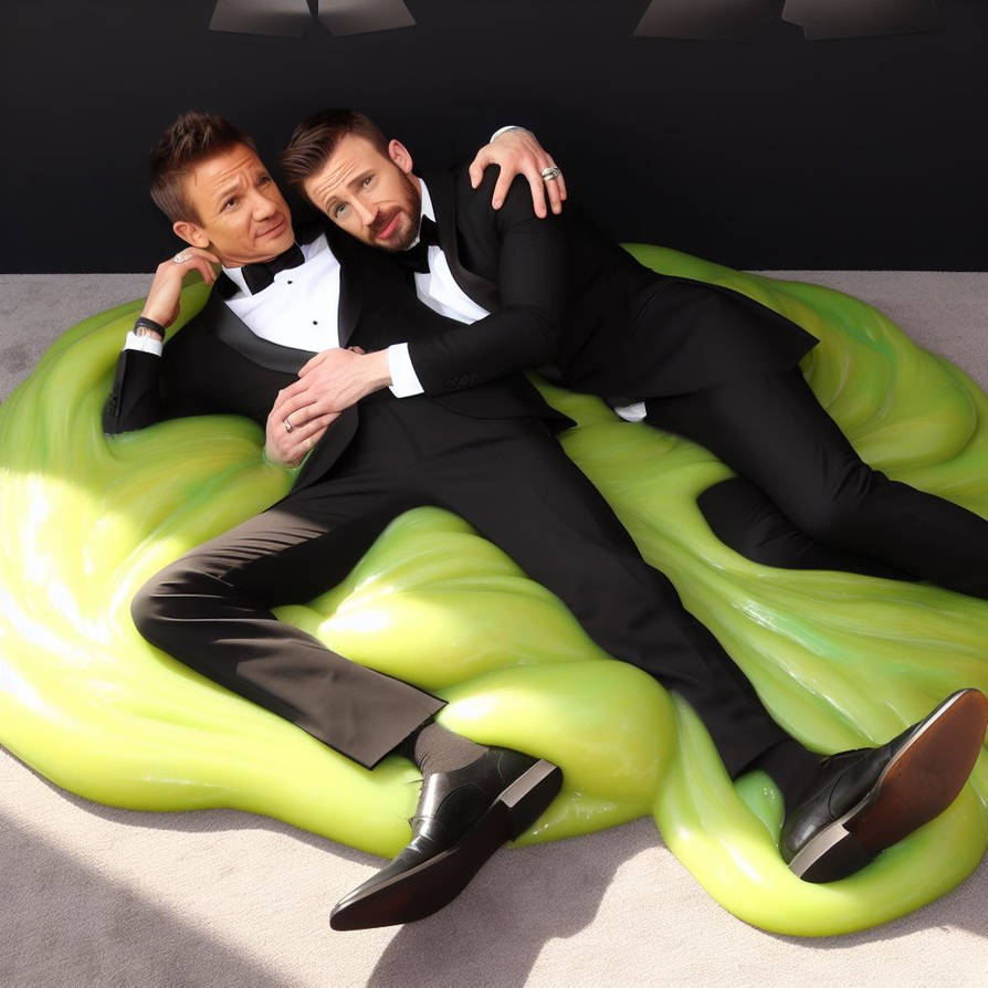 Laying on Slime - Handsome Men by codyevansAI on DeviantArt