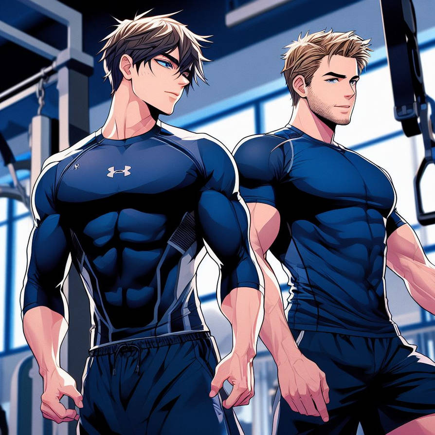 Building Muscle - Handsome Men by codyevansAI on DeviantArt