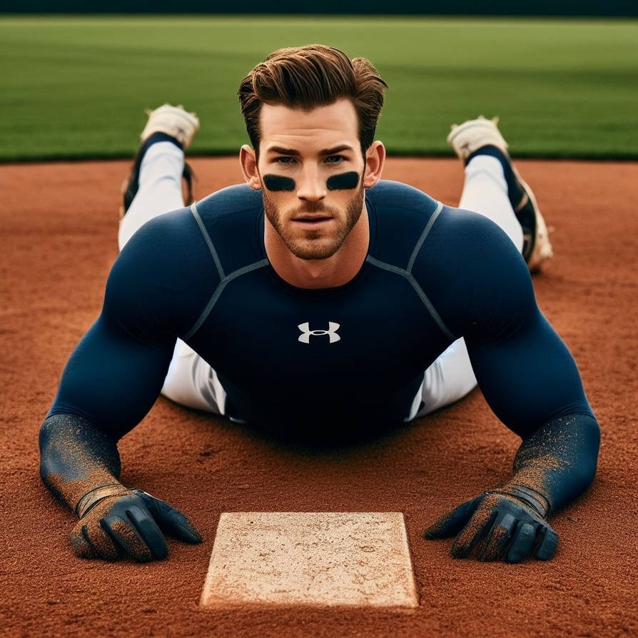 Handsome Baseball Player by codyevansAI on DeviantArt