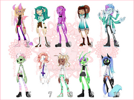 pastel goth adoptables