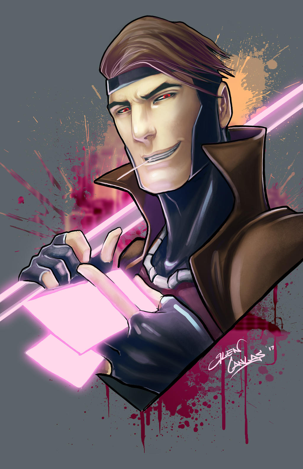 Gambit Look Gambit Portrait by glencanlas on DeviantArt