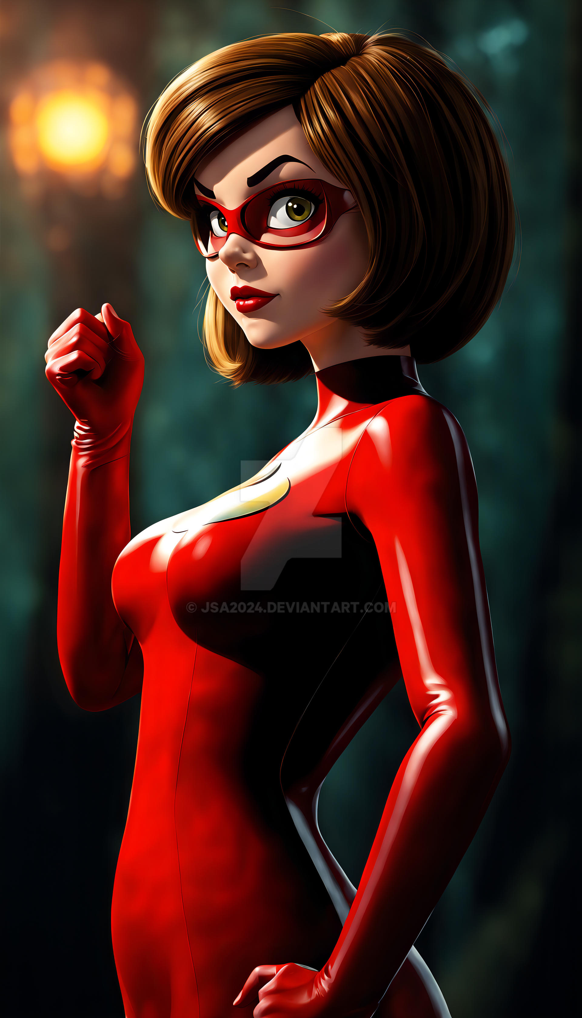 Deviantart Randomstuff3000 Helen Helen Parr, also known as Elastigirl, transforms h by Jsa2024 on DeviantArt