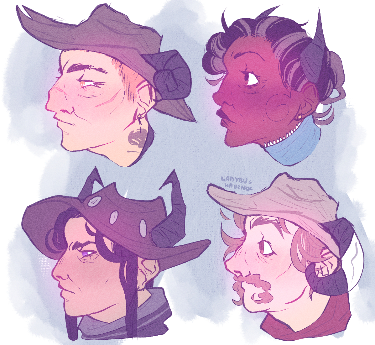 side profile 1 by LadybugHaven on DeviantArt