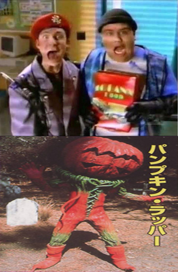 Bulk and Skull Scared of Pumpkin Rapper by UltraMaker on DeviantArt