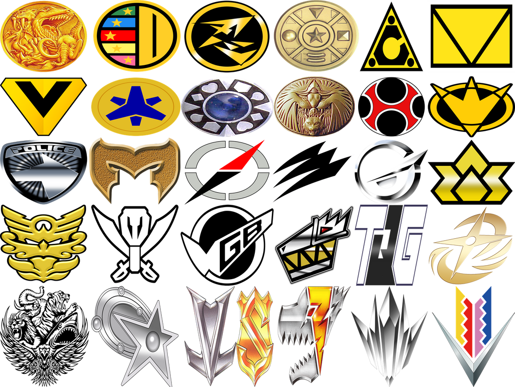 Power Rangers Symbols by UltraMaker on DeviantArt