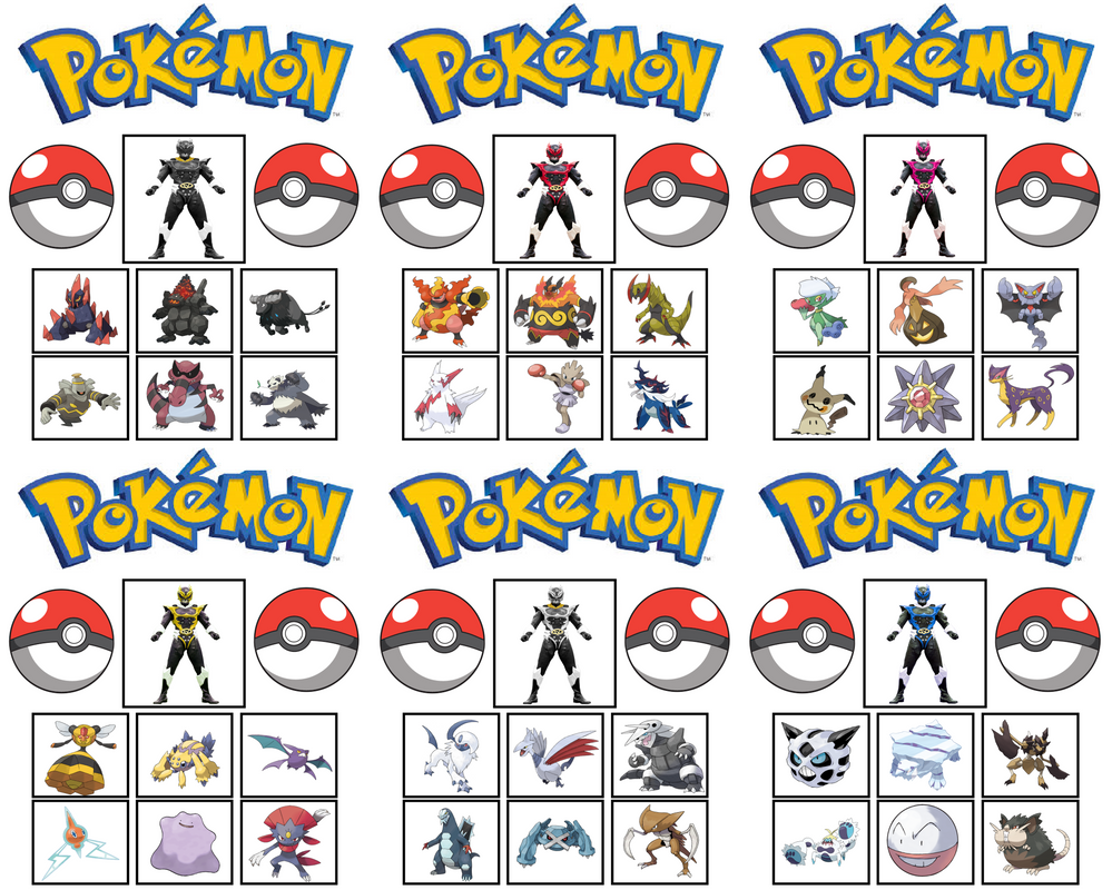 All Psycho Rangers Pokemon Teams by UltraMaker on DeviantArt
