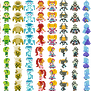 Hyrule Warriors 8-Bit Color Sprites