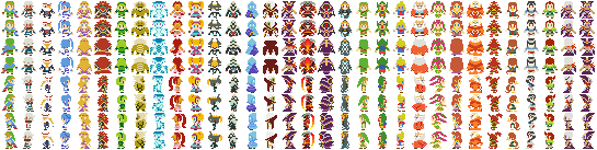 Hyrule Warriors 8-Bit Color Sprites