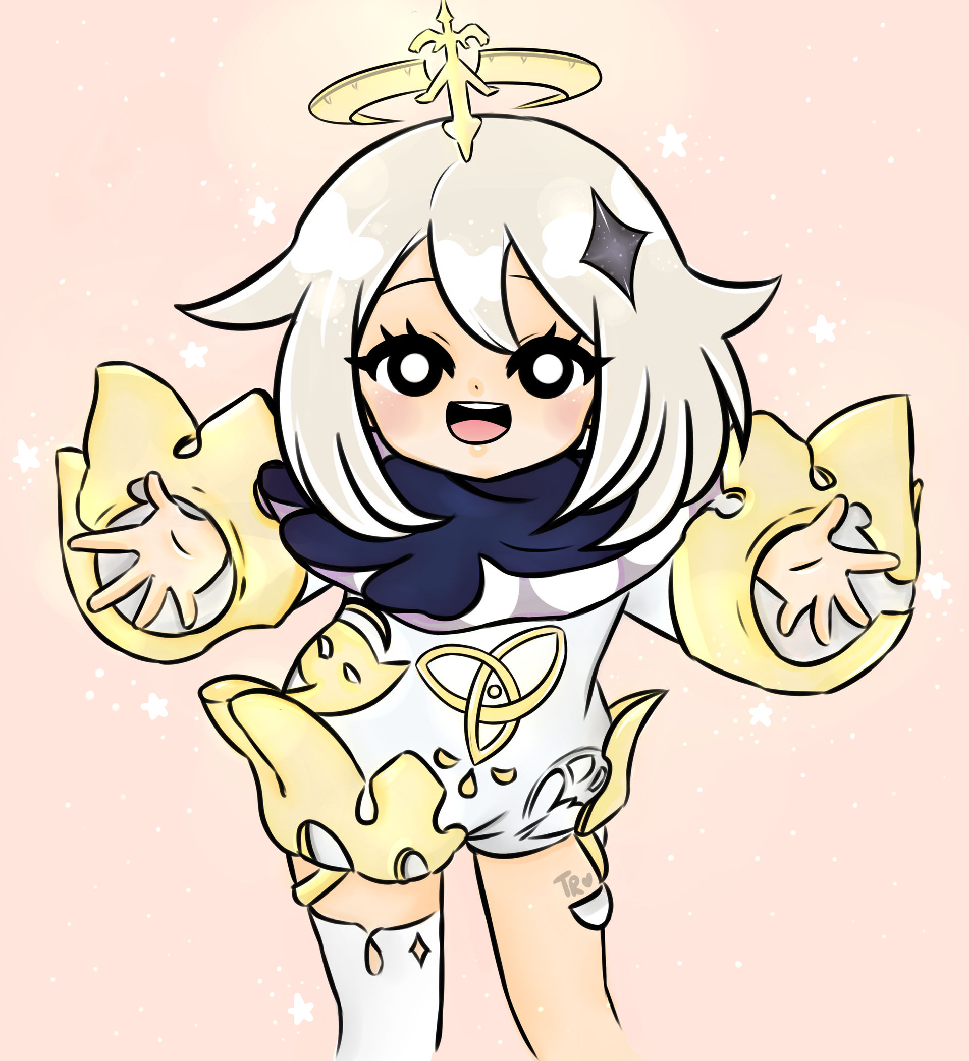 Paimon Genshin Impact by Hitodetr on DeviantArt