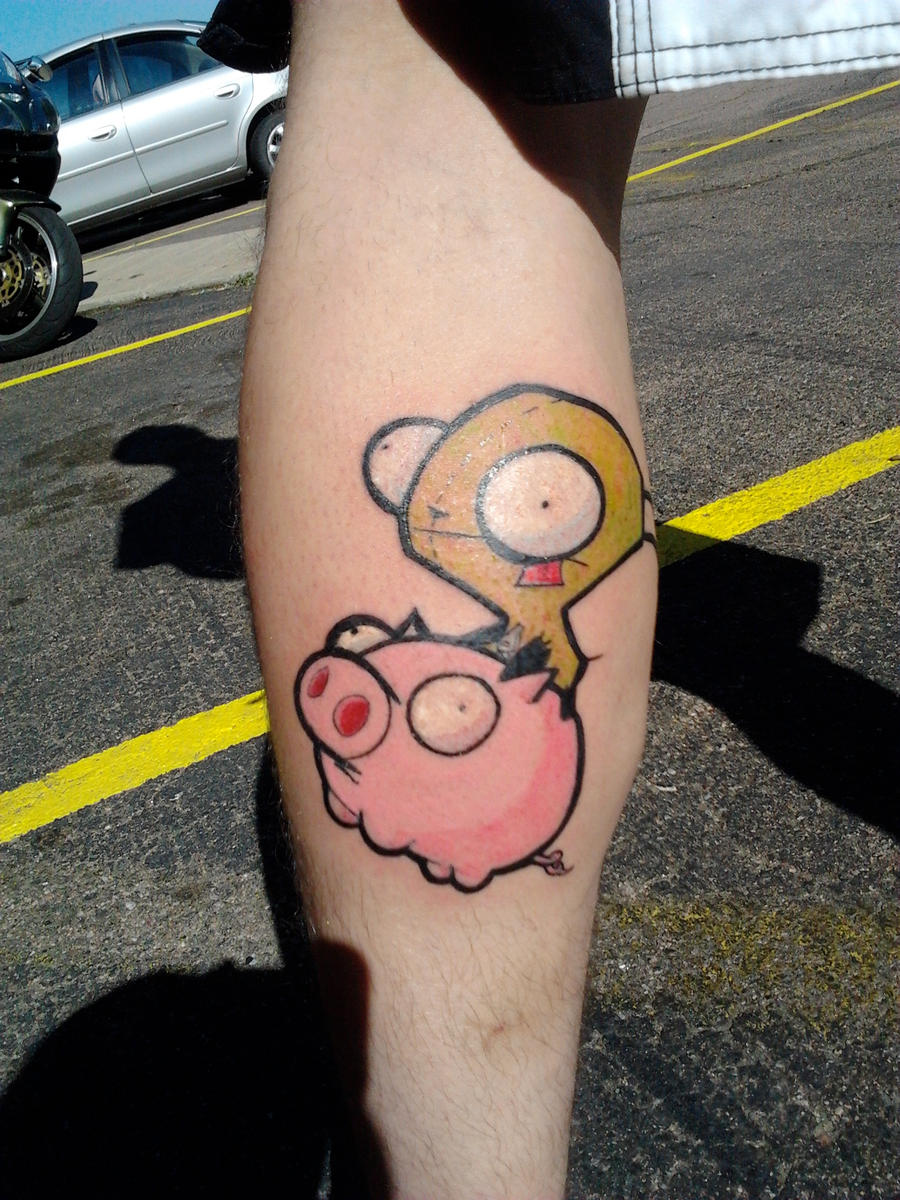 gir and pig