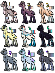 Lovely Palette Dogs X9 [[CLOSED, ALL TAKEN!!!!!!]]