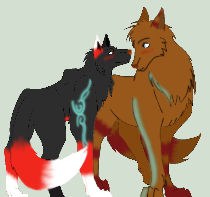OC Wolf Couple by yogscastfan99 on DeviantArt