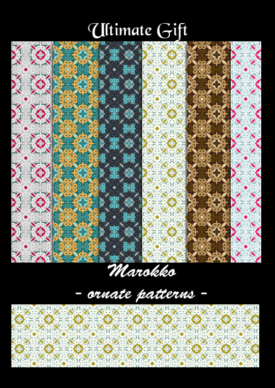 Marokko - ornate patterns -