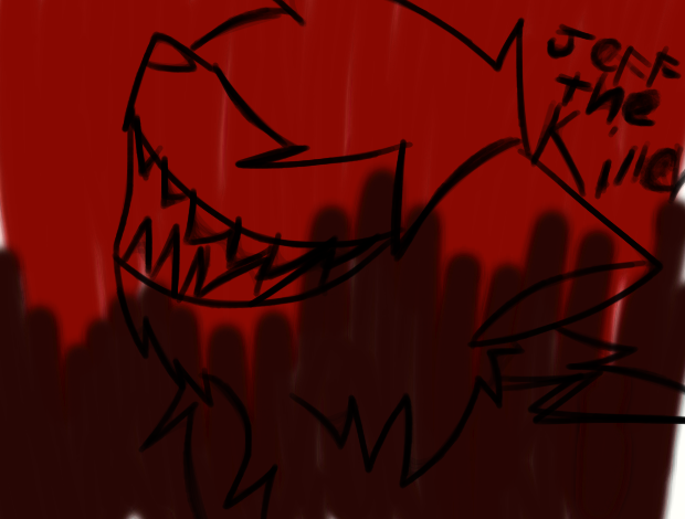 Jeff the killer wolf by Bandrowned22 on DeviantArt