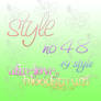 Style No 48 (19 Style)