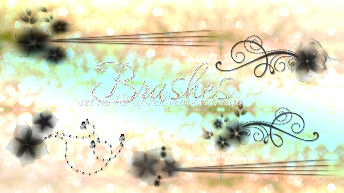 Brushes Set No 13 by AfireLoveBloodstream on DeviantArt