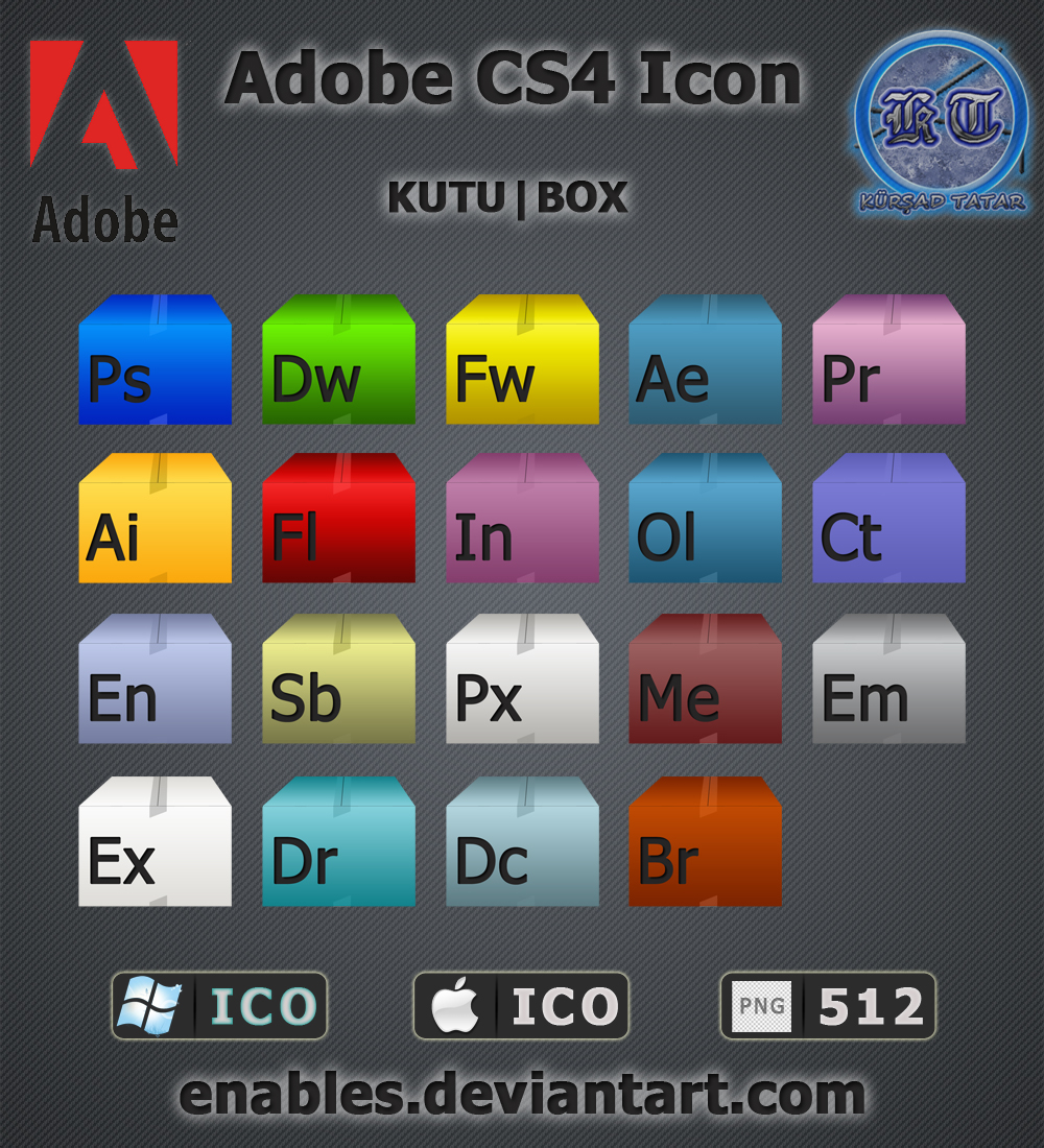 Adobe CS4 Icon Paketi-Pack