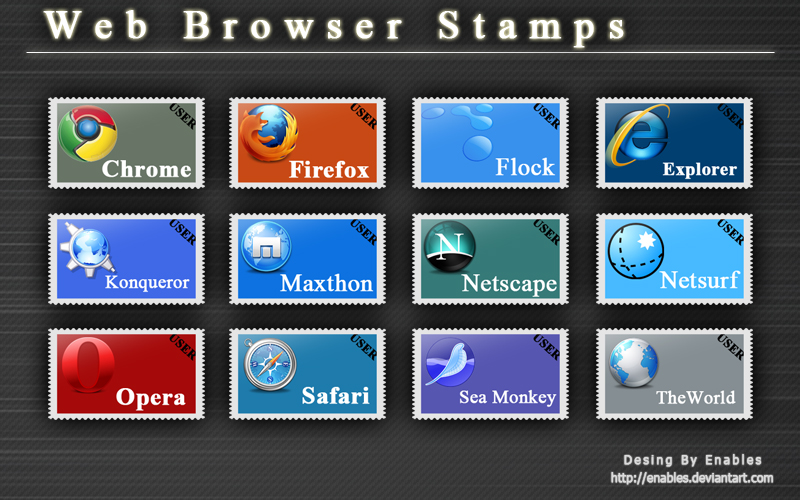 Web Browser The Stamps