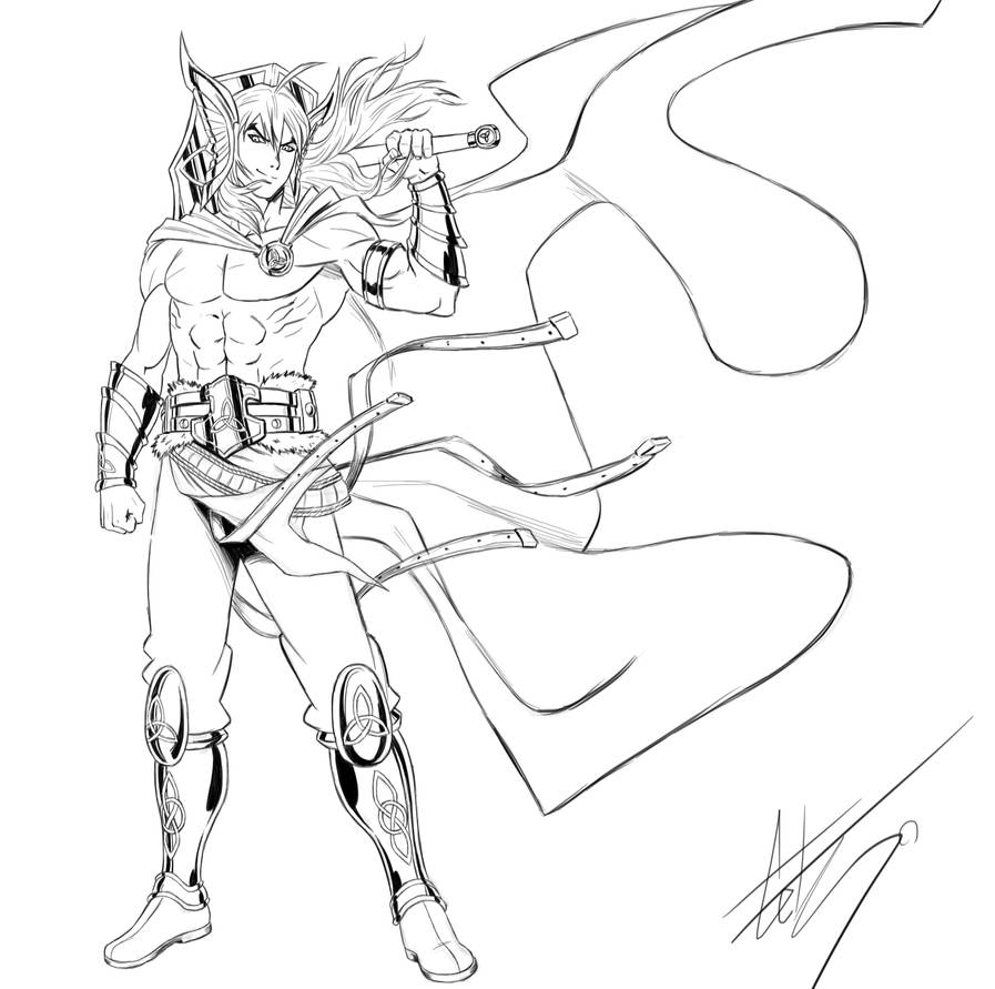 Thor First Concept by celsohenrique on DeviantArt