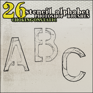 alphabet brushes by chokingonstatic on DeviantArt