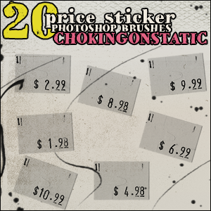 price sticker brushes