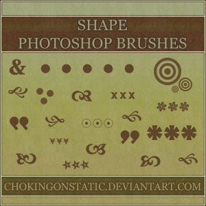 shape brushes 1 by chokingonstatic on DeviantArt
