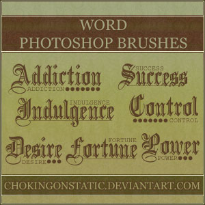 word brushes