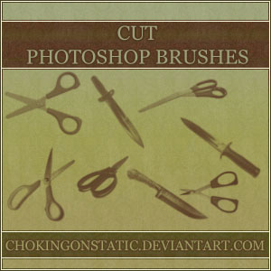scissor and knife brushes by chokingonstatic on DeviantArt