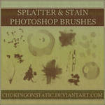 splatter-stain brushes