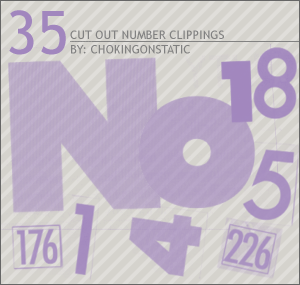 number brushes by chokingonstatic on DeviantArt