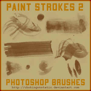 paint stroke brushes 2