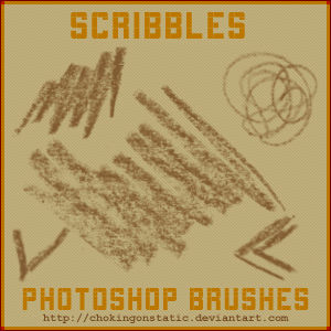 scribble brushes by chokingonstatic on DeviantArt