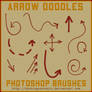 arrow doodle brushes