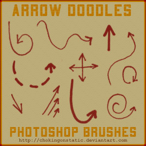 arrow doodle brushes by chokingonstatic on DeviantArt
