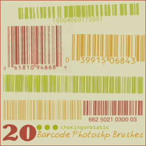 barcode brushes by chokingonstatic on DeviantArt
