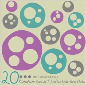 random circle brushes by chokingonstatic on DeviantArt