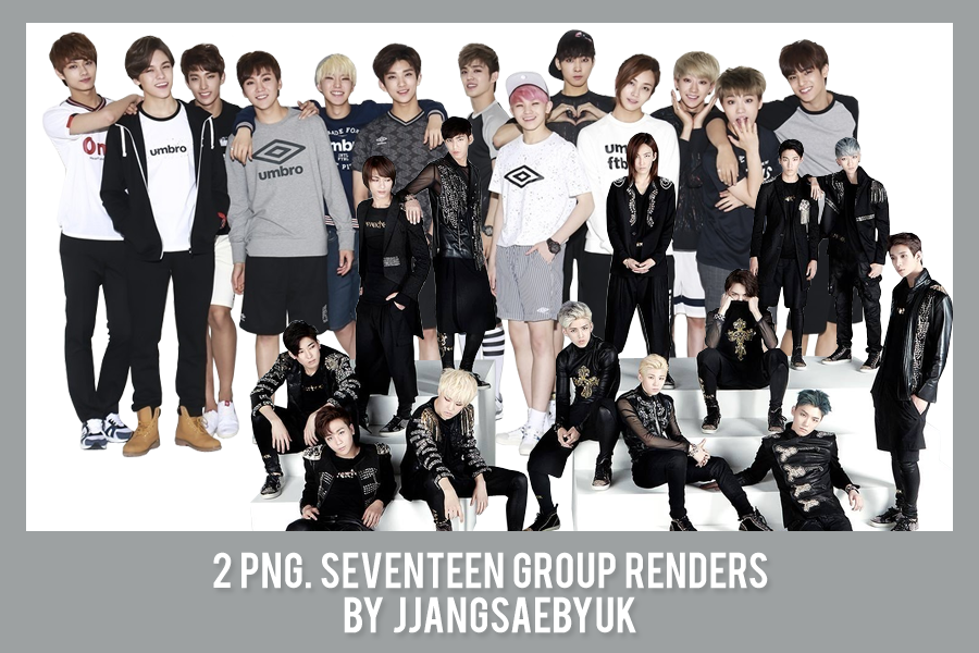 [RENDER] #09PACK SEVENTEEN by jjangsaebyuk