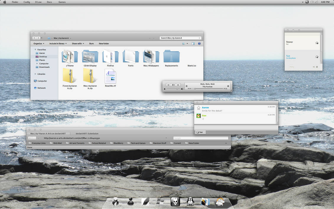 Mac 7 Theme by Aaron-A-Arts