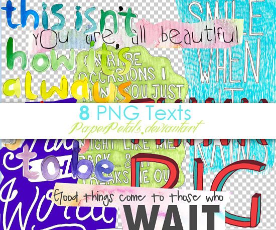 Png texts