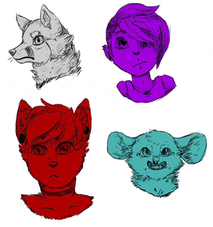 Sketches by SilverTheCreator on DeviantArt