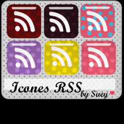 Icons RSS Polka Dots