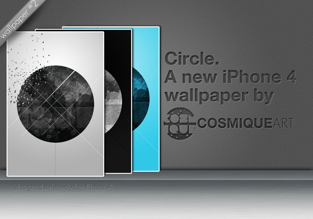Circle Iphone 4 Wallpaper By Cosmiqueart On Deviantart