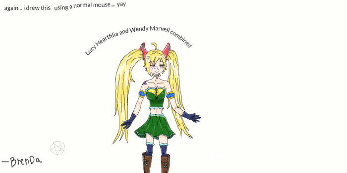 Lucy Heartfilia and Wendy Marvell combined